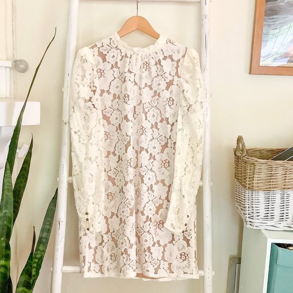 NWT Wayf Emma Puff Sleeve Dress - Picture 9 of 9